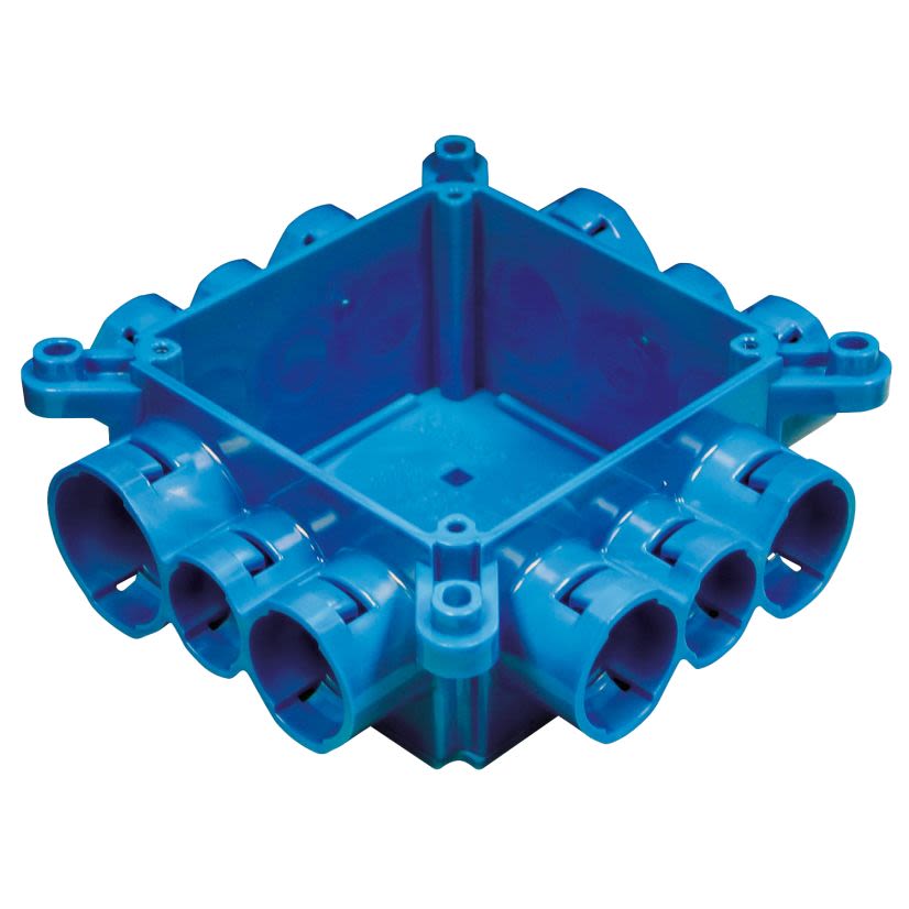 Thomas  Betts Carlon® A863BC Square Mud Box With Black Cover, Polycarbonate